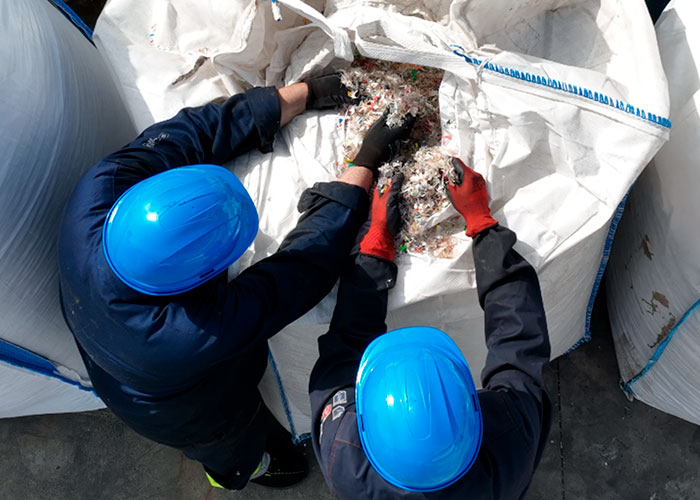 Valorización material de residuos plásticos